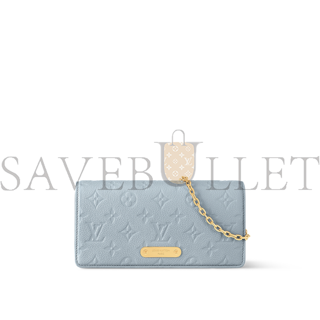 l**is V*t*n wallet on chain lily m83233 (20.7*10.2*3.5cm)